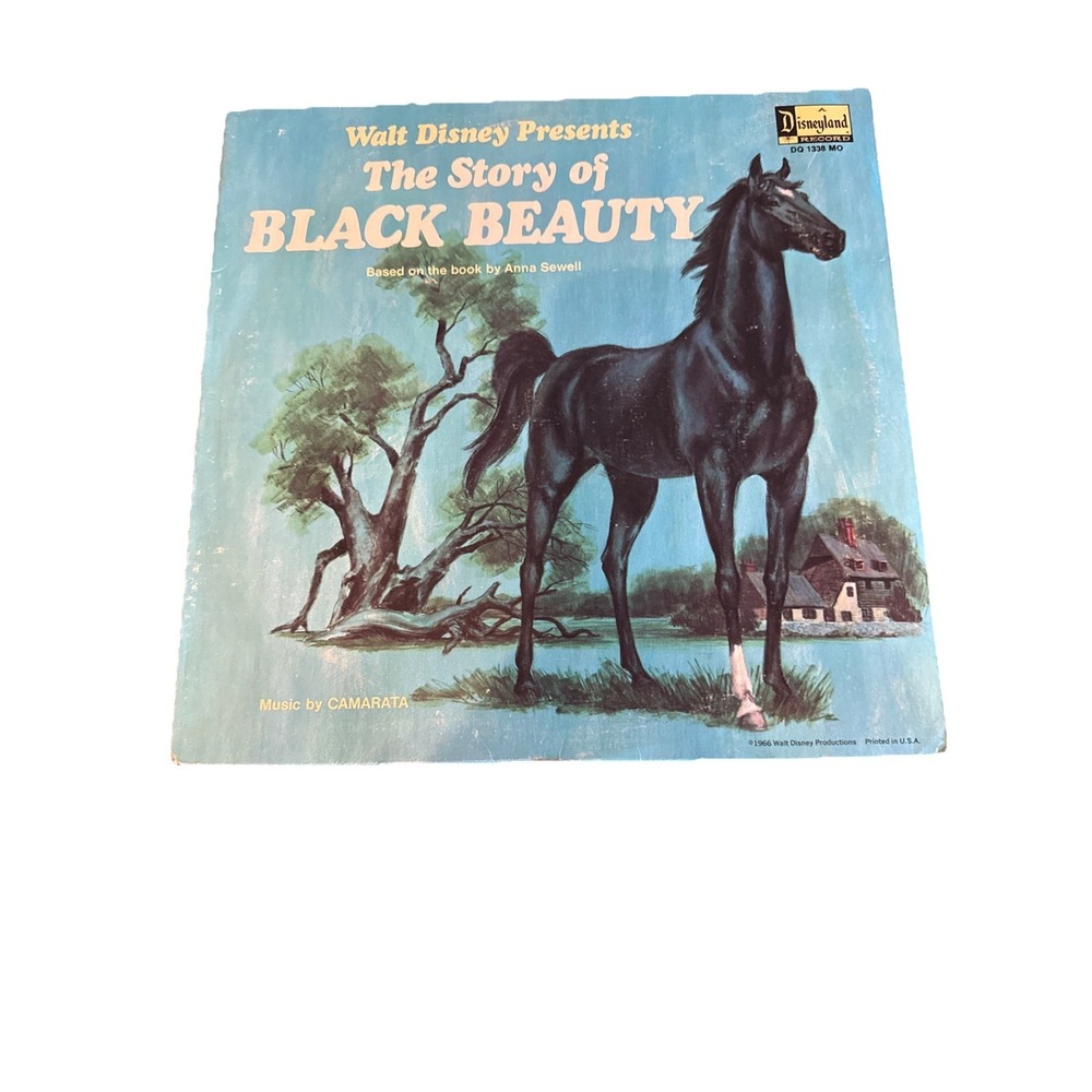 WALT DISNEY PRESENTS - The Story Of Black Beauty - Vinyl LP 1966 Disneyland 1338